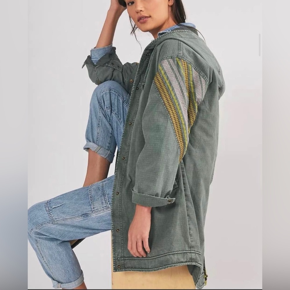 Anthropologie-Pilcro Utility Anorak Jacket